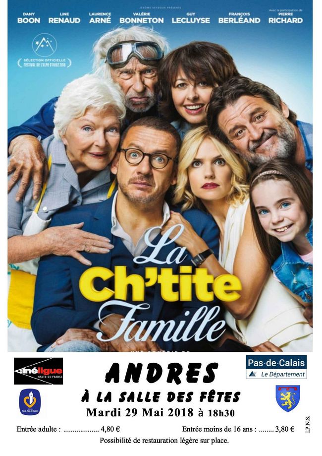 LA CH'TITE FAMILLE  Affiche ANDRES 2  650