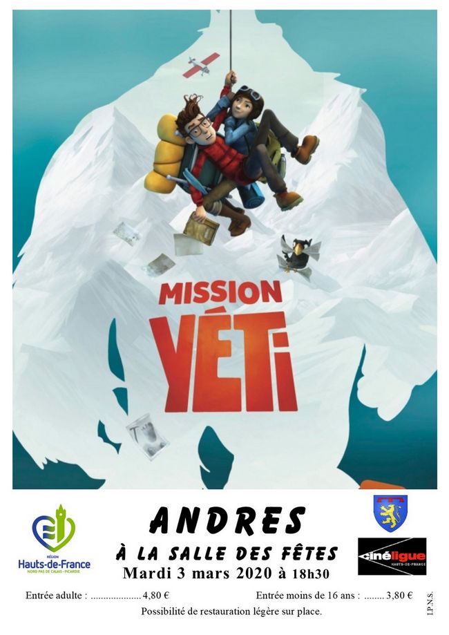 Mission YETI Affiche ANDRES 650