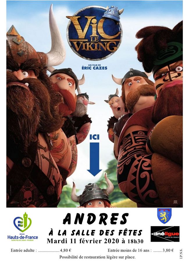 Vic le viking Affiche ANDRES 650